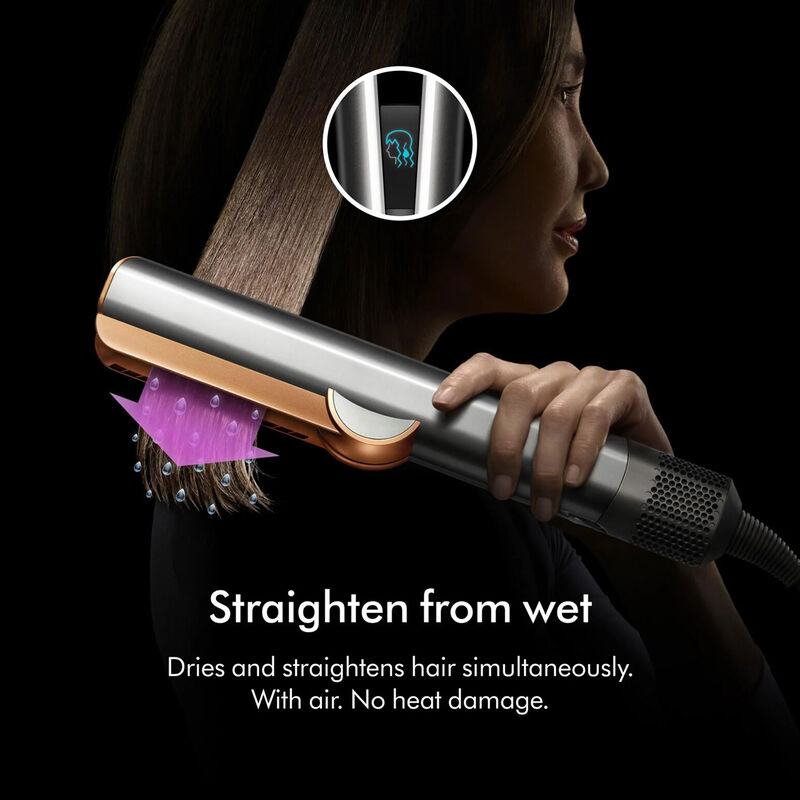 Dyson Airstrait™ in Strawberry Bronze & Blush Pink image number 3